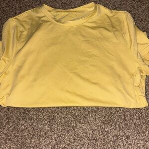 SHEIN Sunny Yellow Short Sleeve Tee